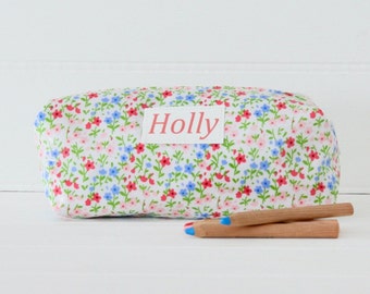 Wipe Clean Personalised Pencil Case, Personalised Pencil Case, Monogrammed pencil case, Back to school, Teachers Gift