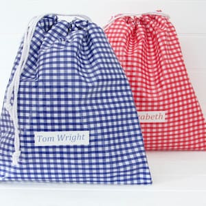 Sac PE imperméable personnalisé pour enfants, sac de bain monogrammé pour enfants, sac de sport, sac d’école, kit PE personnalisé, sac de crèche, sac de ballet,