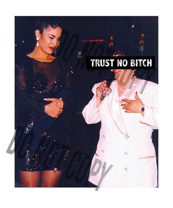 Trust No Bitch Selena Quintanilla PNG Digital Dowload Etsy