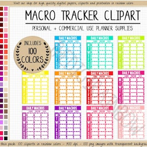 REBAJAS 100 rastreadores de macronutrientes diarios, rastreadores de calorías, pegatinas para bajar de peso, pegatinas imprimibles para contar macronutrientes, pegatinas para comidas, pegatinas de dieta, pegatinas digitales de salud eclp