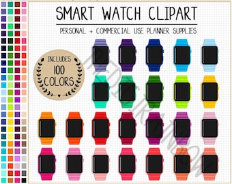 REA 100 SMARTKLOCKA clipart fitness tracker planerarklistermärke smartklocka klistermärke viktminskning dietplan viktmätare smartklocka ikon