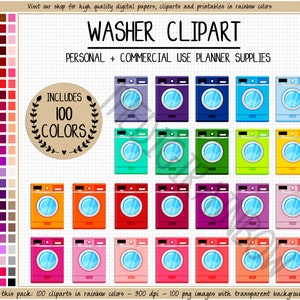 VERKOOP 100 WASMACHINE clipart regenboog Wasserij sticker wasmachine schoonmaak sticker clipart huis karwei sticker Erin Condren Hobonichi Goodnote