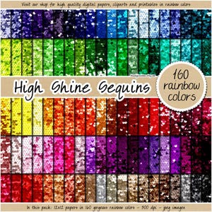 160 shiny sequin digital paper rainbow shimmer pattern glam realistic texture sparkly glitter background metallic silver rose gold luxury