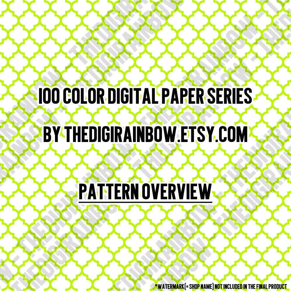 100 Moroccan Digital Paper Mosaic Digital Papers Rainbow Digital Paper ...