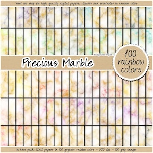 VERKOOP 100 goud marmer digitaal papier goud marmer achtergrond bladgoud digitaal papier regenboog marmer patroon pastel marmeren achtergrond goud textuur