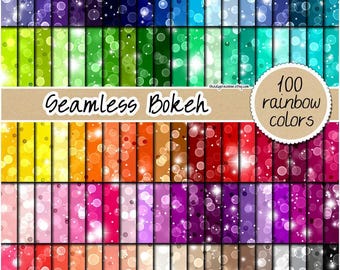 VENTA 100 papel digital bokeh arcoíris brillo textura colorido patrón de lentejuelas fondo sin costuras brillo telón de fondo pastel brillante neutro oscuro