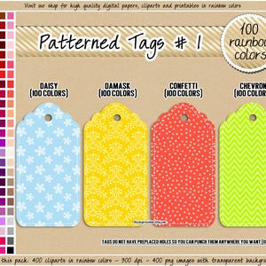 SPRZEDAŻ 400 clipart tag damask tag tęcza do wydrukowania tag kwiatowy tag cyfrowa ikona tagu chevron etykieta do wydrukowania tag konfetti clipart etykieta damask