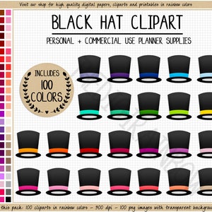 VERKOOP 100 TOP HOED clipart hoge hoed stickers magische clipart goochelaar sticker circus clipart circus stickers tovenaar planner stickers Erin Condren