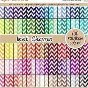 100 tribal Ikat chevron digital papers argyle digital rainbow papers scrapbooking kit pattern printable 12x12 pastel neutral bright dar