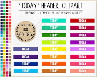 SALE 100 TODAY planner stickers goals planner sticker daily to do printable planner sticker chores list rainbow Erin Condren planner clipart