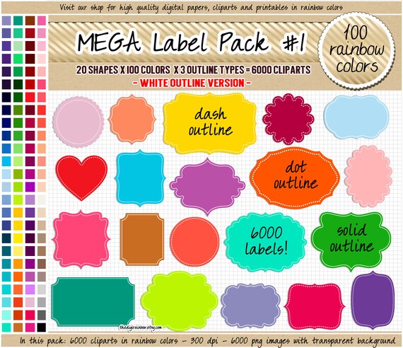 sale 6000 printable rainbow