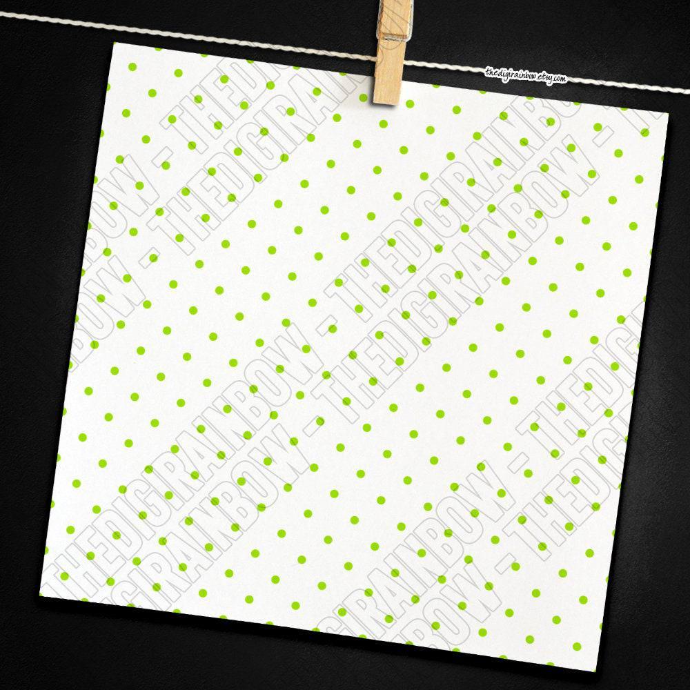 100 SEAMLESS Rainbow Polka Dot Digital Paper Printable Polkadot Pattern ...