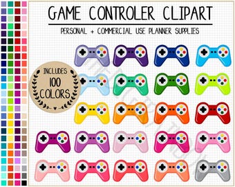 VENTA 100 CONTROLADOR DE JUEGOS clipart arcoiris videojuegos clipart imprimible videojuegos planificador pegatinas fiesta clipart juegos pegatinas noche de juegos