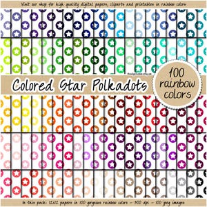 100 SEAMLESS Sterne digitales Papier Tupfen Hintergrund Sterne digitales Papier zum Ausdrucken Sterne Muster Sterne Sterne bedruckbar hell dunkel