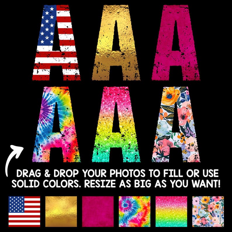 Beunruhigtes Varsity-Alphabet, bearbeitbare College-Buchstaben, Fußball CANVA-Vorlage, benutzerdefinierte Sportzahlen per Drop-and-Drop-Schriftart, Grunge Sublimation Bild 2