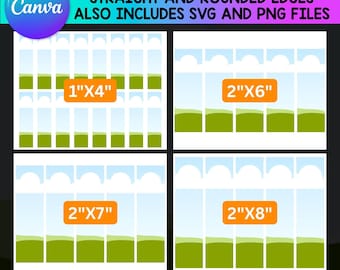 Modello modificabile per segnalibro Canva, cornice stampabile per segnalibro Canva, regalo fai da te per gli amanti dei libri, trascina e rilascia, crea il tuo segnalibro personalizzato PNG SVG