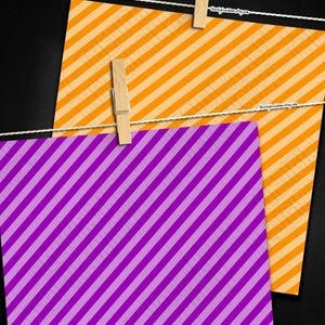 100 SEAMLESS Tinted Diagonal Striped Digital Paper Printable Stripe ...