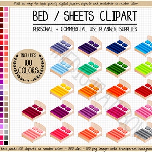 SALDI 100 clipart letto adesivi digitali faccende clipart pulizia adesivo rifare il letto icona cambiare le lenzuola promemoria stampabile tabella faccende