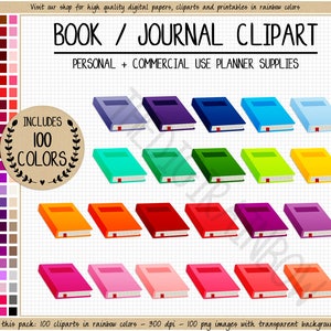 100 Buch Cliparts Schule Sticker Buch Sticker Schule Planer Sticker Buch Sticker unisex Planer Sticker Sticker