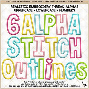 Alfabeto de Páscoa com efeito bordado falso, pacote de alfabeto PNG de primavera, preencha sua própria borda digital com pontos, fonte em patch, tons pastel de rosa, azul, amarelo e verde.