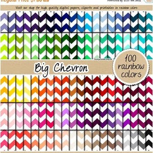 100 naadloze chevron digitaal papier regenboog groot chevron achtergrond streeppatroon nautisch afdrukbare zigzag sticker pastel neutraal helder