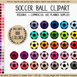 SALE 100 SOCCER BALL clipart rainbow soccer stickers sports printable stickers sports cliparts rainbow football practice bright sports icon
