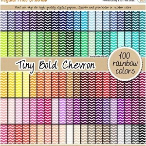 100 tiny chevron digital paper chevron background rainbow digital paper nautical pattern chevron planner sticker 12x12 pastel bright ne image 1