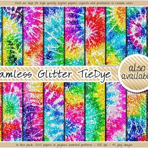 SEAMLESS rainbow tie dye digital paper shibori sublimation background bright bleach wash watercolor pattern printable pastel psychedelic 60s image 4