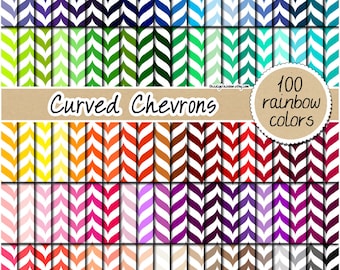 100 naadloze chevron digitaal papier regenboog zig zag patroon chevron clipart chevron achtergrond scrapbook papier pastel neutraal helder donker