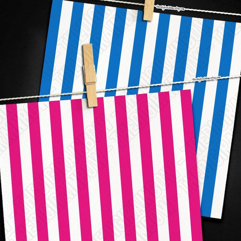 100 SEAMLESS Large Vertical Striped Digital Paper Stripes Digital ...