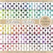 100 Seamless Floral Digital Paper Daisy Clipart Spring Pattern Colored ...