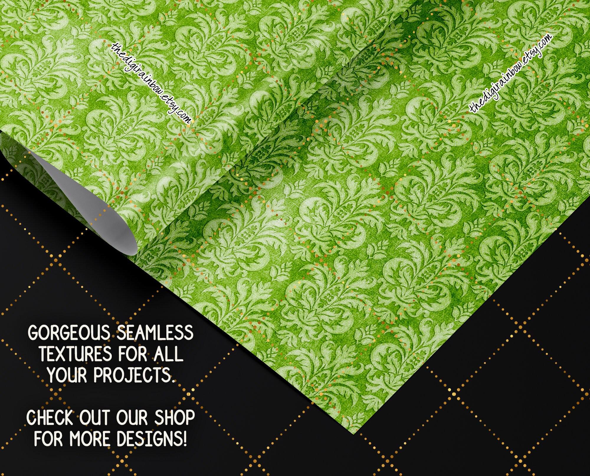 100 SEAMLESS Antique Damask Digital Paper Victorian Grunge Background ...