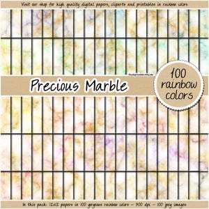 SALE 100 Gold marble digital paper gold marble backdrop gold foil digital paper rainbow marble pattern pastel marble background gold texture
