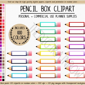 100 BLEISTIFT Aufkleber Stiftebox Stiftebox Stiftebox für Schule Planer Planer Stiftebox Stiftebox Planer Clipart Planer Planer Schule Stiftebox