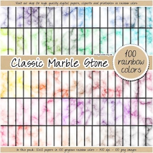 SALE 100 marble digital paper marble backdrop marble stone digital paper rainbow marble pattern pastel marble background pink marble texture