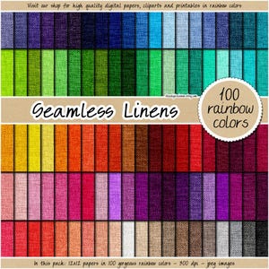 100 Senza soluzione di continuità lino carta digitale realistico tessuto sfondo neutro texture pastello tessile sfondo stampabile scrapbook carta clipart