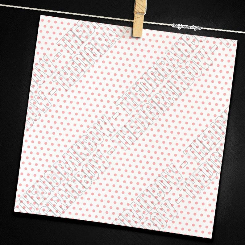 100 SEAMLESS Rainbow Polka Dots Digital Paper Polkadot Background ...
