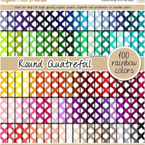 100 papiers numériques marocains pour mosaïque, papier numérique arc-en-ciel, motif quadrilobe imprimable 12 x 12 pastel neutre clair foncé