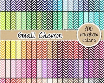 100 seamless small chevron digital paper zig zag pattern rainbow chevron scrapbook background nautical printable pastel neutral bright dark