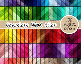 SALE 100 seamless wood digital paper natural wooden background printable realistic scrapbook real wood pattern pastel dark neutral bright