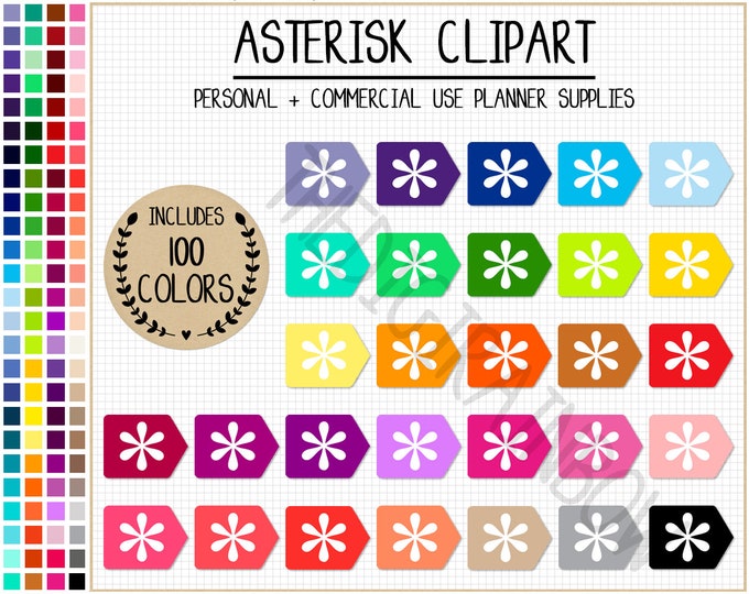 Asterisk Silhouette SVG, Svg, Dxf, Cricut, Silhouette Cut File, Instant ...