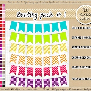 SALE 600 regenbooggors clipart vlag clipart regenboog banner clipart afdrukbare banner gors gestreepte wimpel gors planner sticker