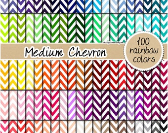 100 seamless medium chevron digital paper rainbow chevron printable chevron pattern nautical digital paper printable pastel planner sticker