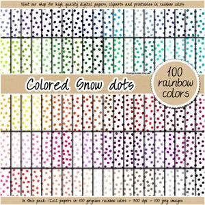 100 SEAMLESS confetti digital paper rainbow digital paper polka dot digital paper printable confetti pattern pastel paper background
