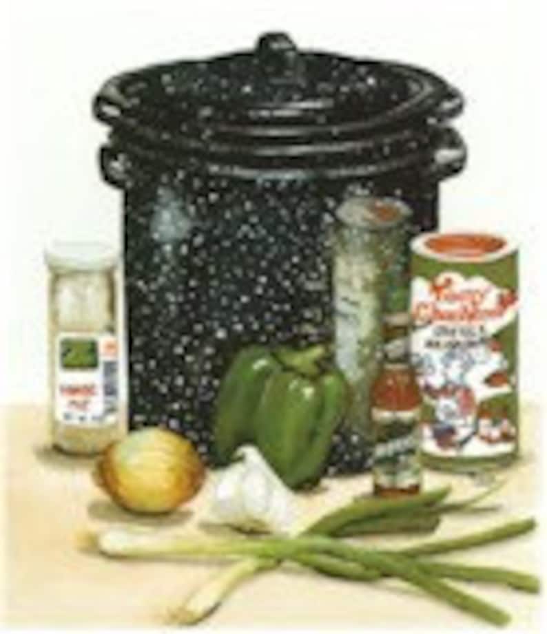 Gumbo Pot is an 8x12 Signed Print of My Original Watercolor Painting