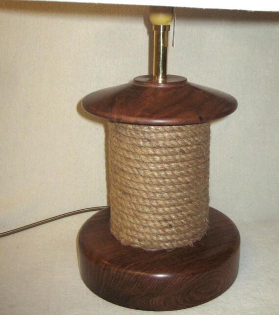 Table Lamp Maritime Style Ship S Lamp H 46 Cm Screen Etsy