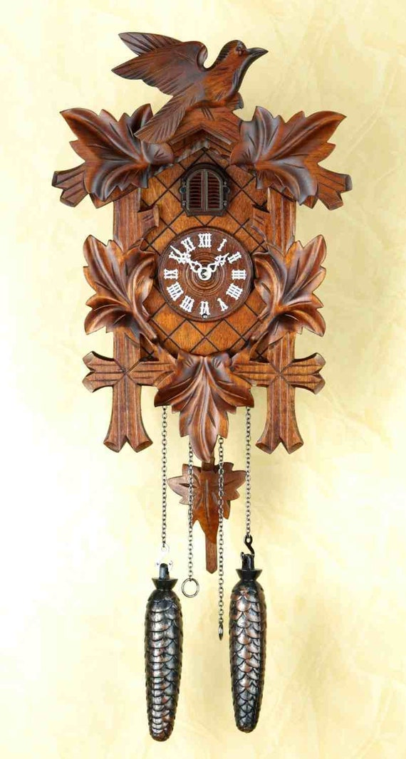 Original Black Forest Cuckoo Clock Bird Cuckoo Clock Black Etsy