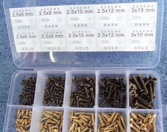 wood screws kit 30pcs of each types n4