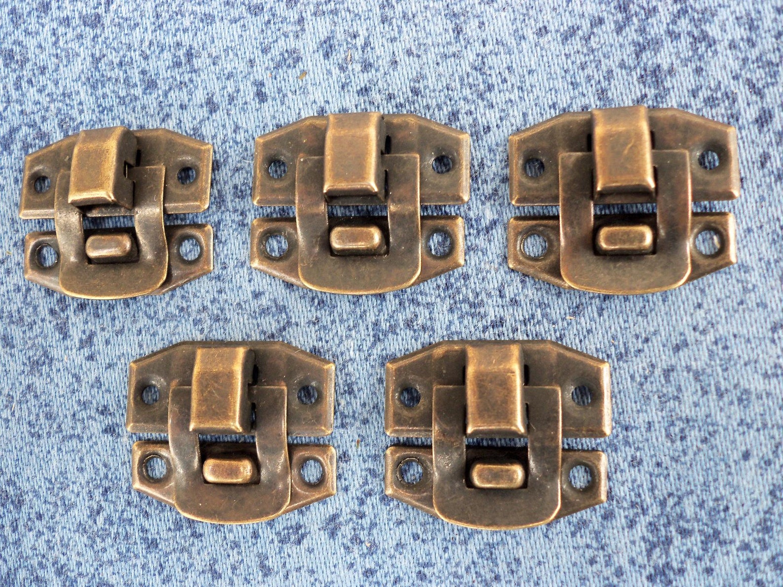 5pcs 19mm X 24mm Metal Latches for Box Lock. Color Antique Etsy