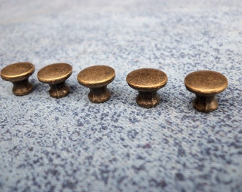 5 peças de metal 8 mm x 10 mm puxadores de maçaneta de armário / puxadores de móveis r52